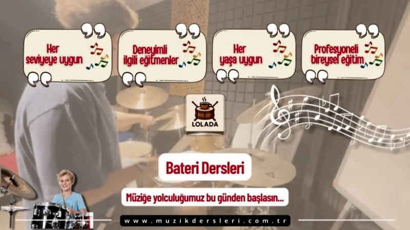 Bateri Dersleri Eğitimi | Lolada DrumHouse Kartal