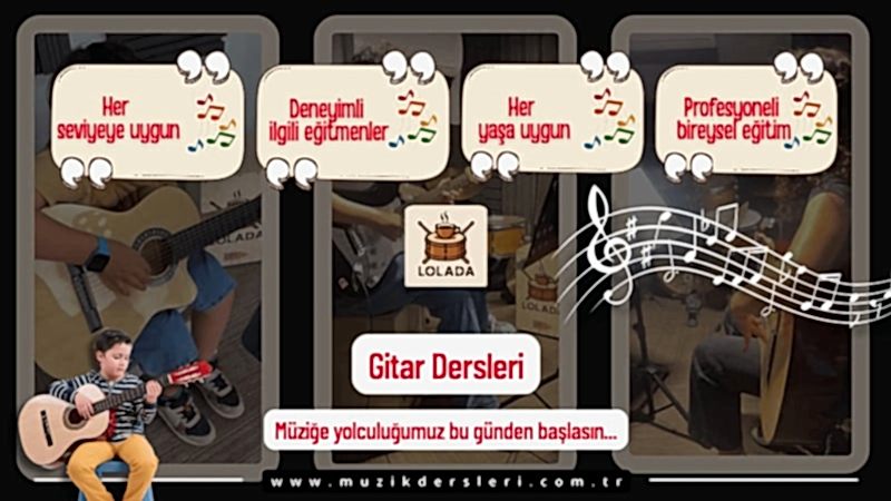Gitar Dersleri Eğitimi | Lolada DrumHouse Kartal