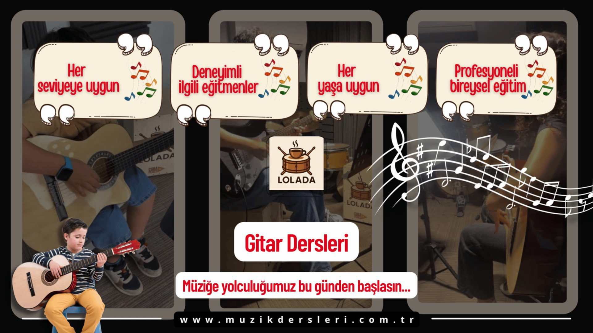 Gitar Dersleri Eğitimi | Lolada DrumHouse Kartal