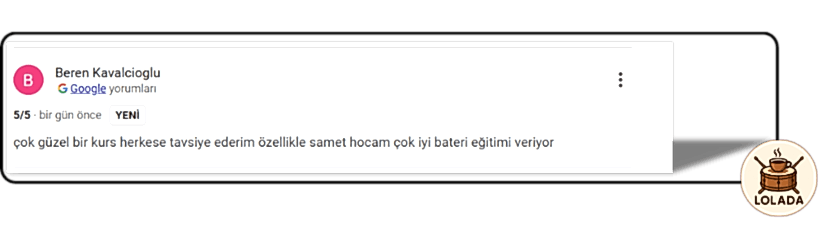 Lolada Öğrenci Yorumları | Loldada DrumHouse Kartal İstanbul Müzik Kursu Dersleri